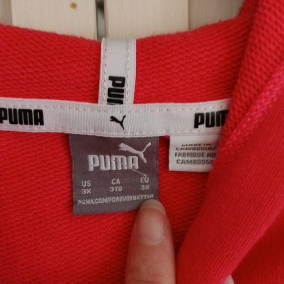 Puma 3X Cropped Length Hoodie - Picture 3 of 6